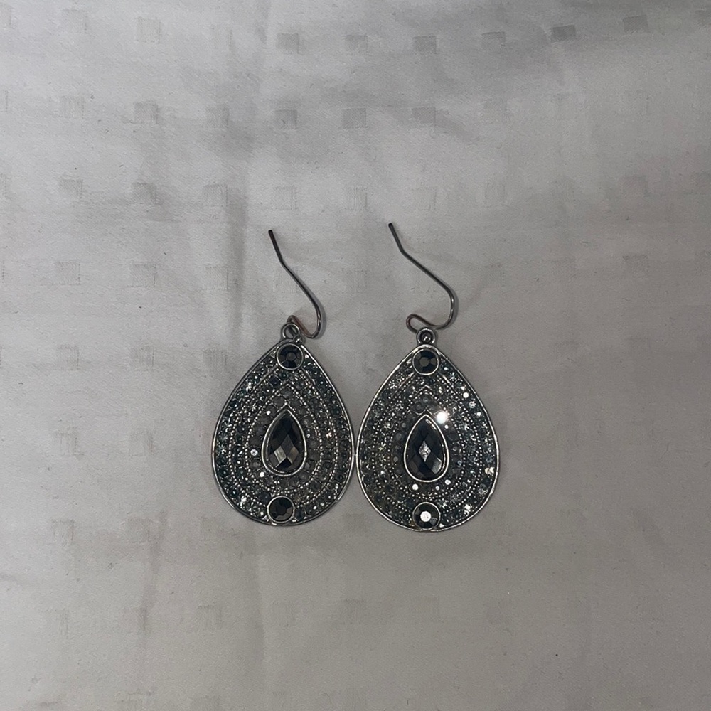 Teardrop Gem Earrings